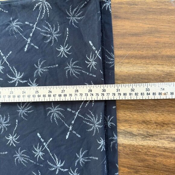 Travis Mathew Black Handstamp Palm Tree Print Golf Polo XL - Picture 6 of 6